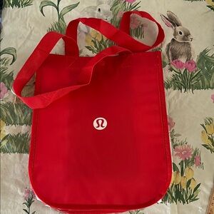 Lululemon Red Tote Bag